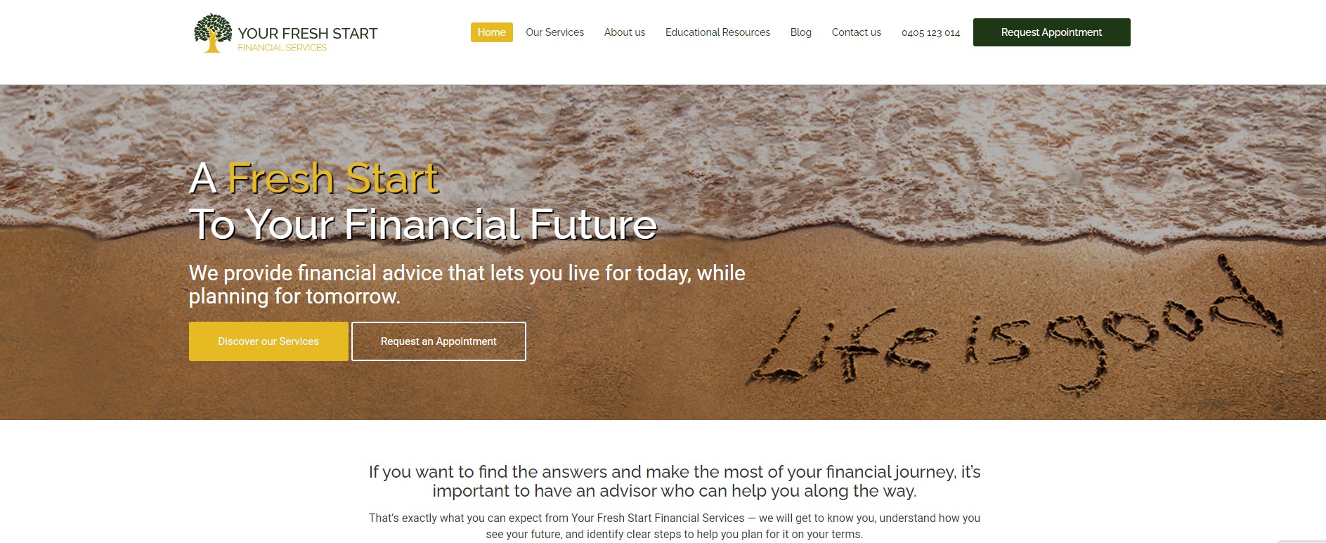 Your Fresh Start Financial Services Educational Resources